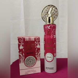 Dubai Candy Bliss Kiara Eau De Parfum 100ml/3.4 fl.oz. & Air Fresher 300ml NWT